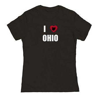 Junior's I Heart Ohio Graphic Tee