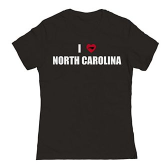 Junior's I Heart North Carolina Graphic Tee