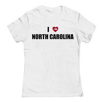Junior's I Heart North Carolina Graphic Tee