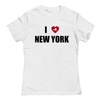 Junior's I Heart New York State Graphic Tee