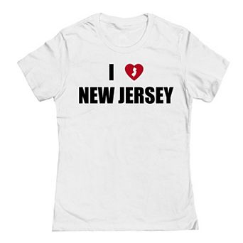 Junior's I Heart New Jersey Graphic Tee