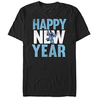 Disney's Lilo & Stitch Happy New Year Stitch Men's Graphic Tee