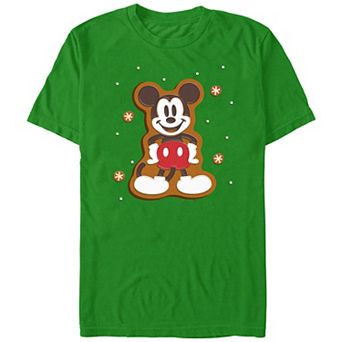 Disney's Mickey Mouse Gingerbread Cookie Men's Graphic Tee