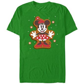 Disney's Minnie Mouse Gingerbread Cookie Men's Graphic Tee