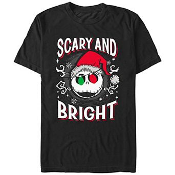 Disney's The Nightmare Before Christmas Scary And Bright Men's Graphic Tee