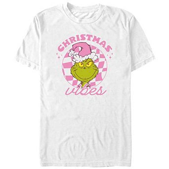 Men's Dr. Seuss Grinch Christmas Vibes Graphic Tee