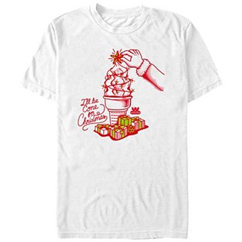 Men's Wienerschnitzel I'll Be Cone For Christmas Graphic Tee