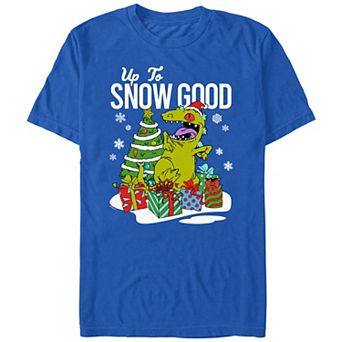 Men's Rugrats Reptar Up To Snow Good Graphic Tee