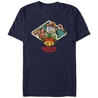 Men's Stranger Things Building A Snowman Graphic Tee