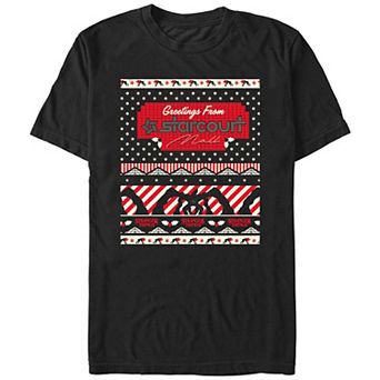 Men's Stranger Things Greetings From Starcourt Mall Graphic Tee