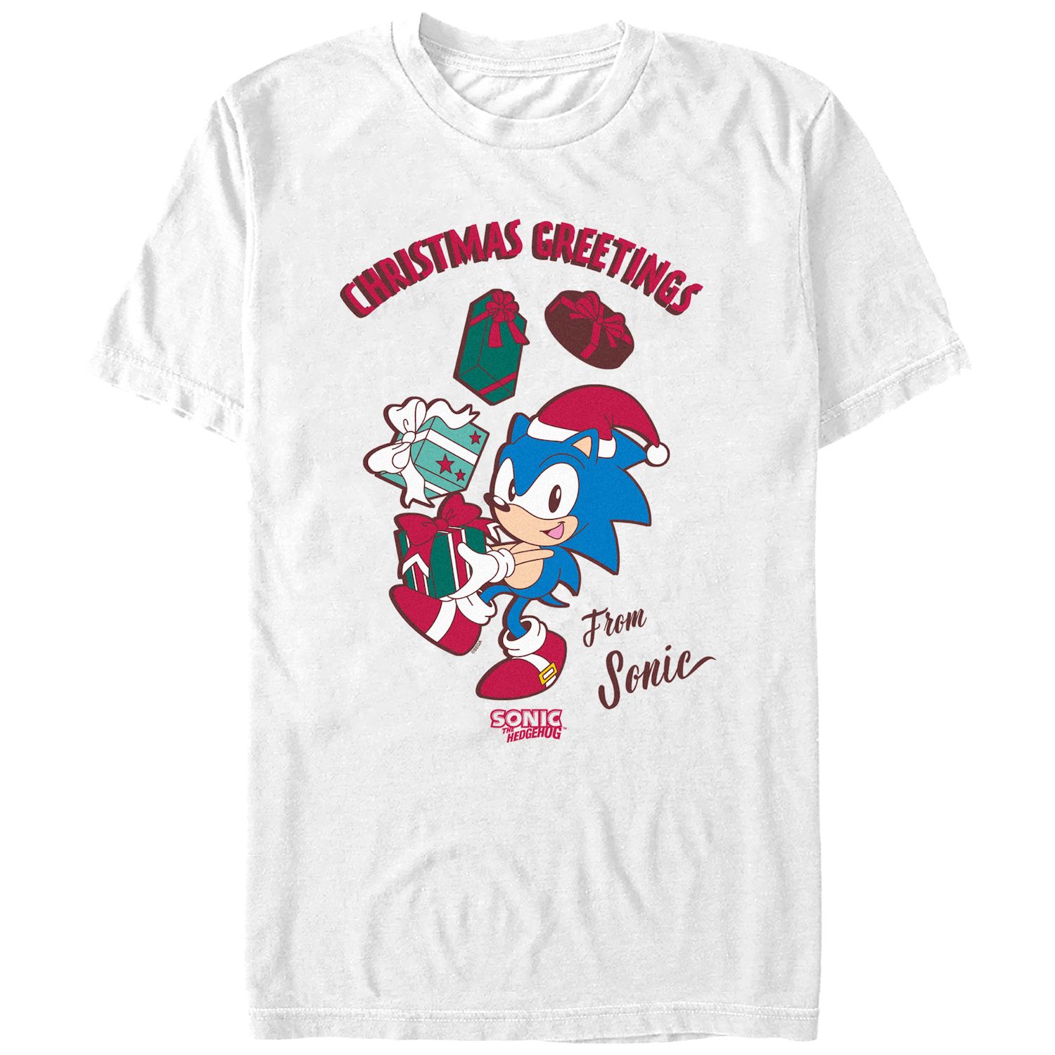 Sonic The Hedgehog Maglietta da Ragazzo | T-Shirt Grafica a
