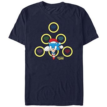 Men's Sonic The Hedgehog Rings Tree Graphic Tee