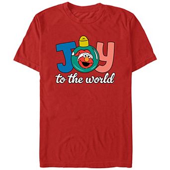 Men's Sesame Street Elmo Joy To The World Graphic Tee