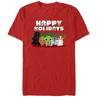 Men's Star Wars Happy Holidays Graphic Tee
