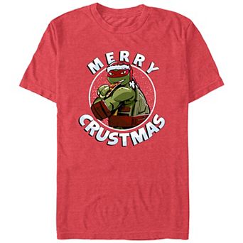 Men's Teenage Mutant Ninja Turtles Merry Crustmas Graphic Tee