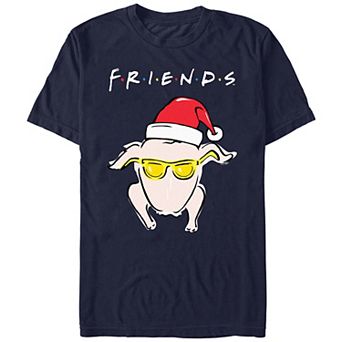 Men's Friends Christmas Turkey Graphic Tee