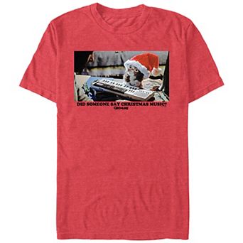 Men's Gremlins Gizmo Christmas Music Graphic Tee