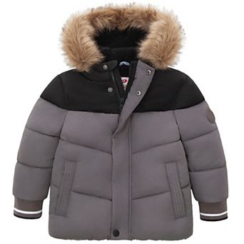 Toddler Boys' Rokka&Rolla Fleece Lined Puffer Jacket Coat