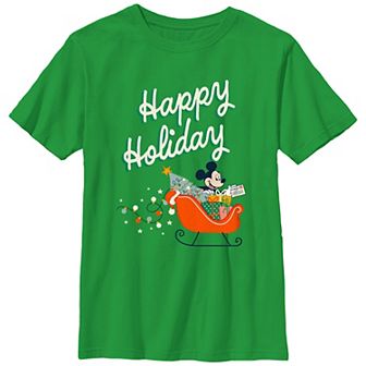 Disney's Mickey Mouse Happy Holiday Boys 8-20 Graphic Tee