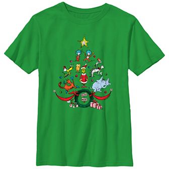 Boys 8-20 Dr. Seuss Christmas Tree Graphic Tee