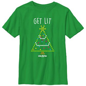 Boys 8-20 Lite Brite Get Lit Graphic Tee