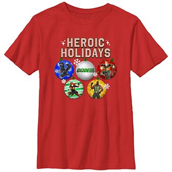 Boys 8-20 GI Joe Heroic Holidays Graphic Tee