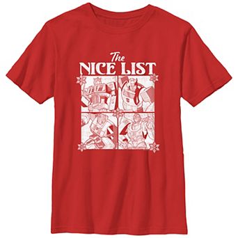 Boys 8-20 Transformers The Nice List Graphic Tee
