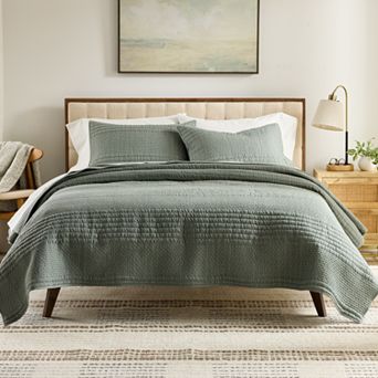 Sonoma Goods For Life® Bozeman Stitch Quilt Set