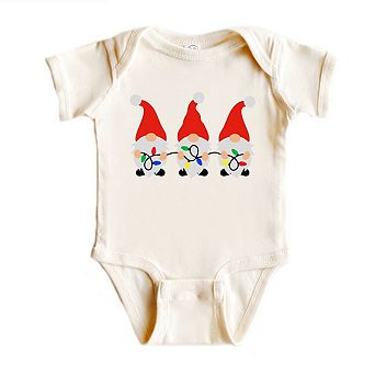 Gnome Lights Baby Bodysuit