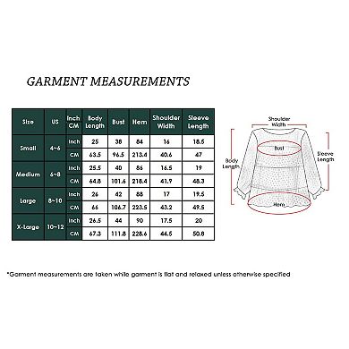 Women's Long Sleeve Swiss Dot Peplum Top With Sheer Sleeves And Tiered Ruffle Detail Casual Blouse