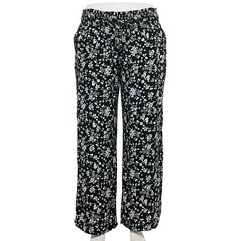 Juniors' Plus Size SO® High Rise Smocked Wide Leg Pants