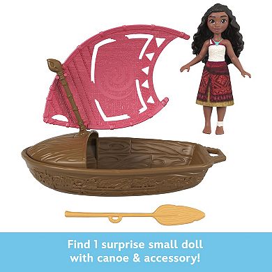 Disney's Moana 2 Wayfinder Wonders Small Doll, Canoe & Accessory by Mattel - Styles May Vary