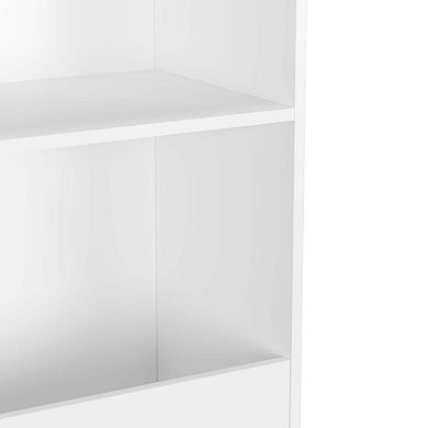 4-tier Kids Bookcase Children's Bookshelf Toy Cabinet Organizer For Children's Room