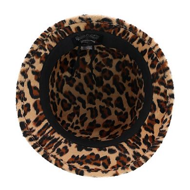 Epoch Hats Company Women's Leopard Print Cloche Hat with Grosgrain band