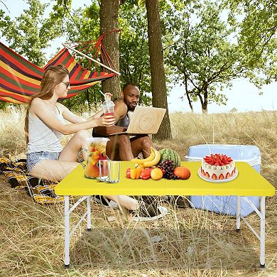 4ft Portable Folding Table Indoor & Outdoor Table For Camping Party