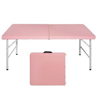 4ft Portable Folding Table Indoor & Outdoor Table For Camping Party