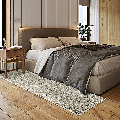 Garvee Moroccan Fluffy Rug Modern Solid Furry Carpet for Kids Room