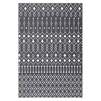 Garvee Indoor Modern Area Rug Geometric Pattern Shaggy Floor Carpet for Apartment Decor