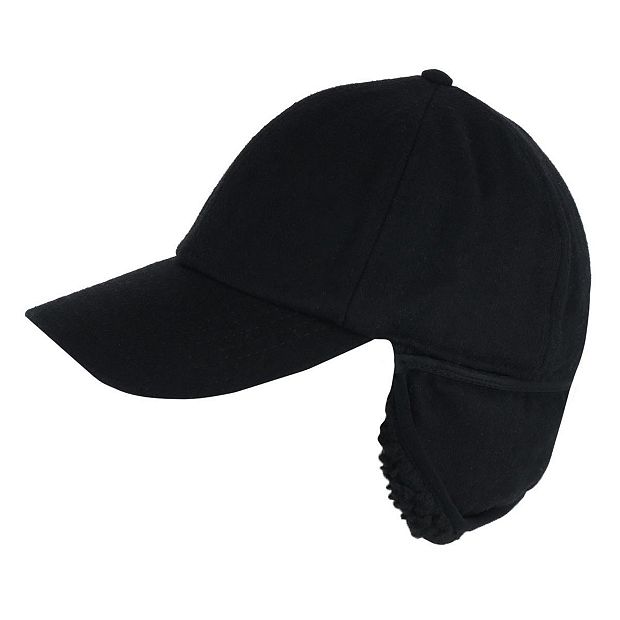 Wool lined baseball cap sales