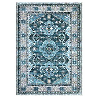 Garvee Vintage Boho Area Rug Soft Washable Floor Carpet for Bedroom Living Room