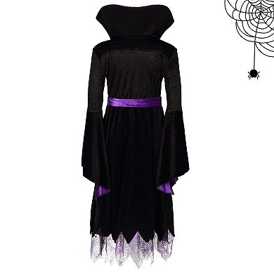 Halloween Witch Costume Fairytale Witch Deluxe Set Fancy Party Dress Up For Girls