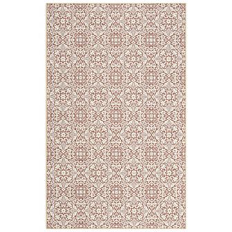 Garvee Vintage Textured Indoor Outdoor Area Rug Non Slip Patio Rug