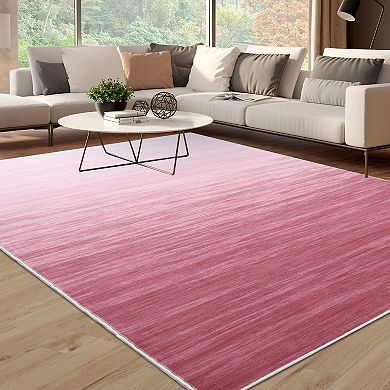 Garvee Modern Abstract Non Slip Rug Soft Washable Throw Carpet for Bedroom Living Room