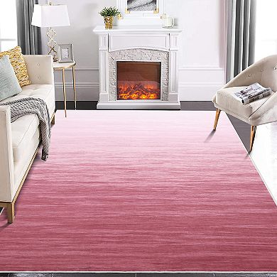 Garvee Modern Abstract Non Slip Rug Soft Washable Throw Carpet for Bedroom Living Room