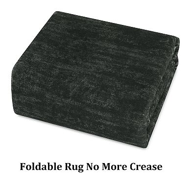 Garvee Modern Solid Rug Indoor Stain Resistant Floor Mats