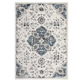 Garvee Vintage Oriental Floral Rug Boho Farmhouse Throw Carpet