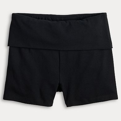 Juniors' SO® Favorite Foldover Waistband Bike Shorts