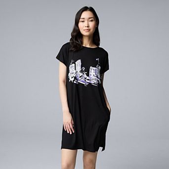 Women's Simply Vera Vera Wang Short Sleeve Sleepshirt