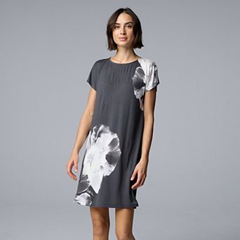Women's Simply Vera Vera Wang Short Sleeve Sleepshirt