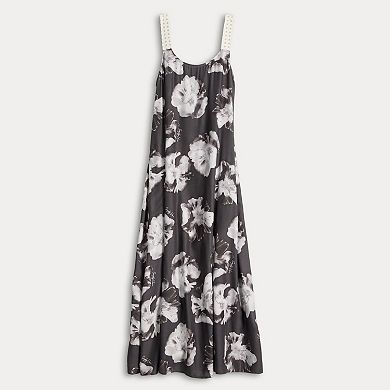 Women's Simply Vera Vera Wang Woven Maxi Chemise